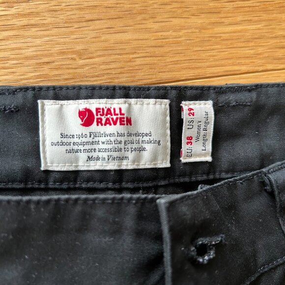 Fjällräven Vidda Pro Trousers - Regular - Women's Black NoirFemme / 38 Pantalon - Picture 5 of 6